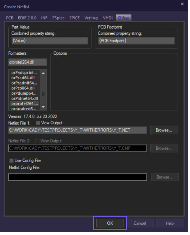 Cadence — Other tab settings