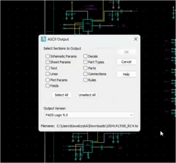 Siemens PADS Logic — Select All